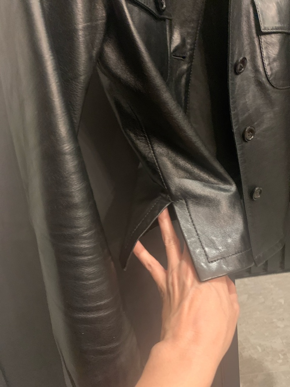 Tombolini leather jacket - Picture 5 of 13